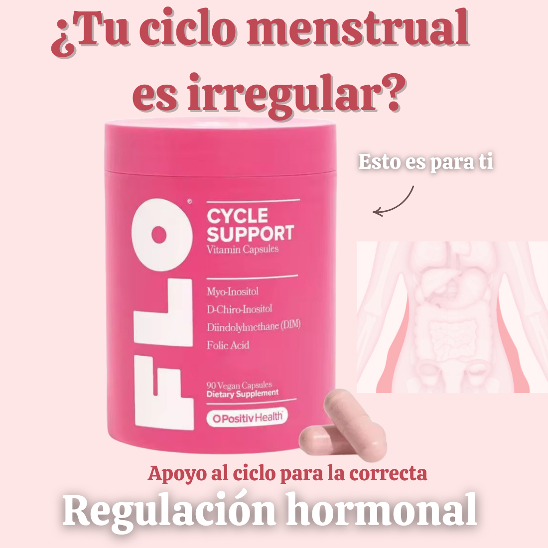 FLO – Equilibrio Hormonal y ciclo menstrual saludable.