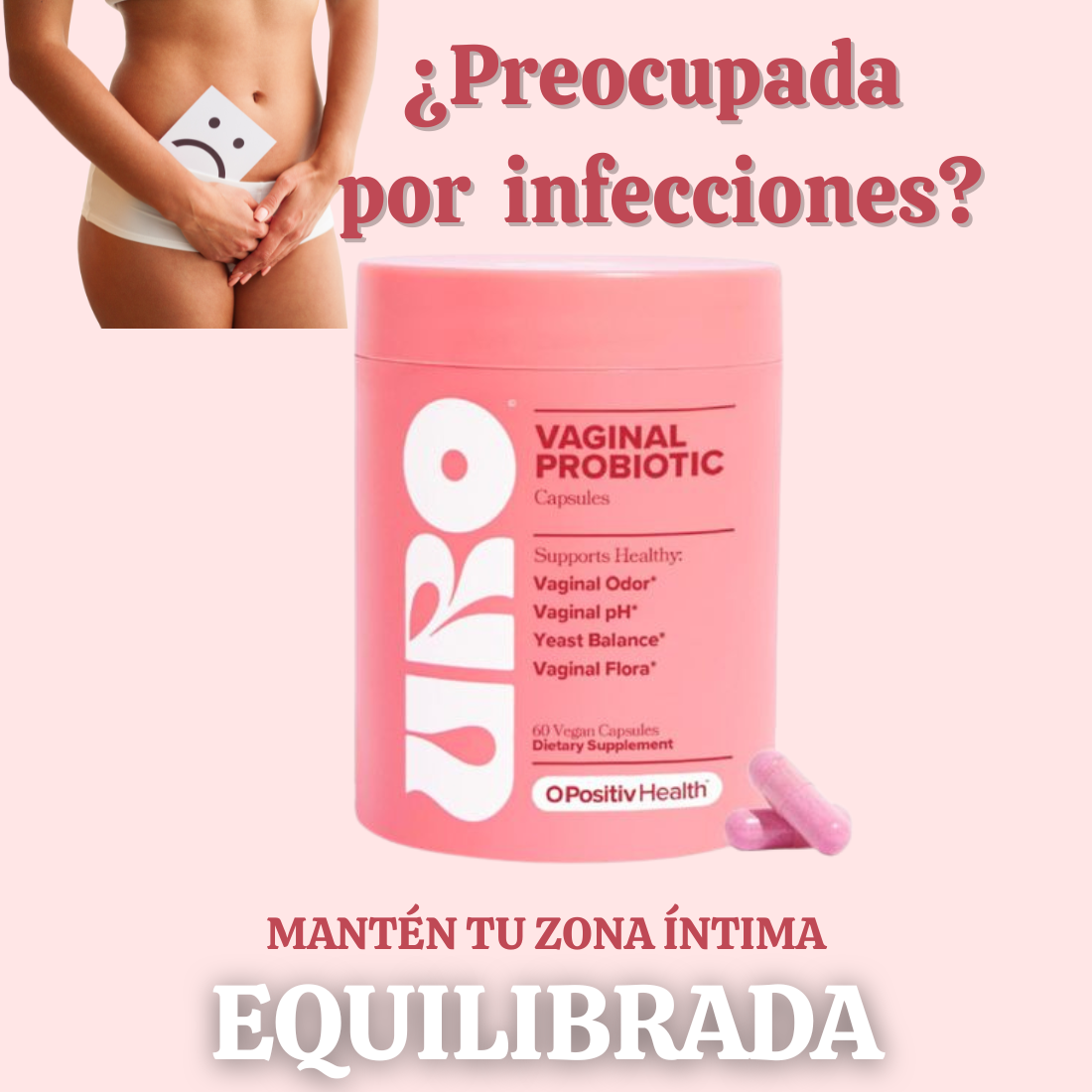 URO – Probiótico para la salud íntima y urinaria.