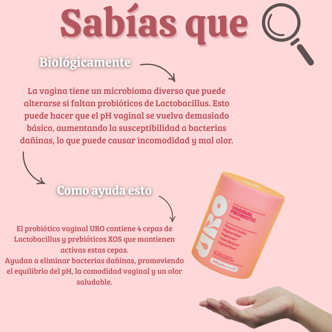 URO – Probiótico para la salud íntima y urinaria.