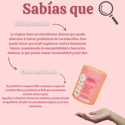 URO – Probiótico para la salud íntima y urinaria.